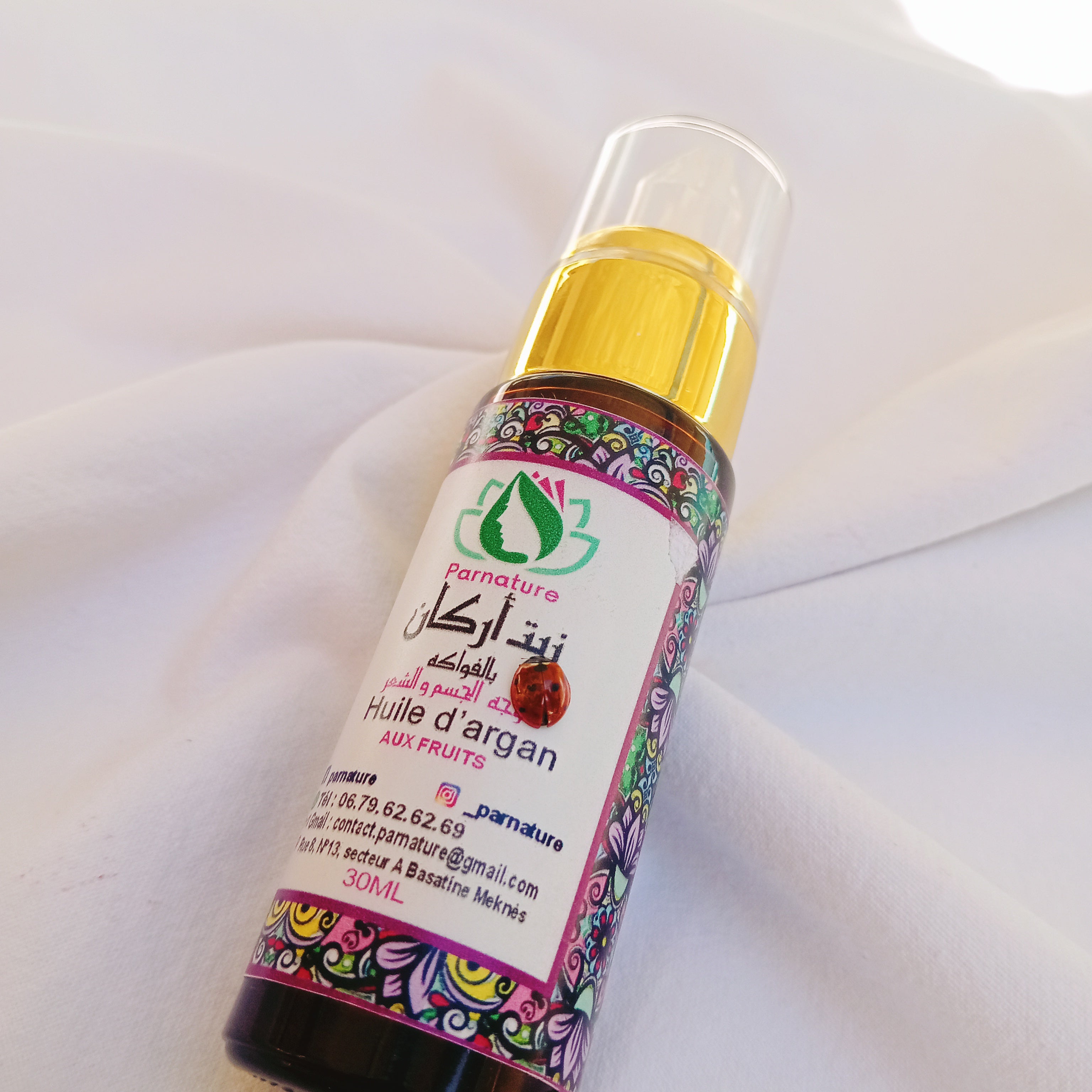 aceite de argán perfumado