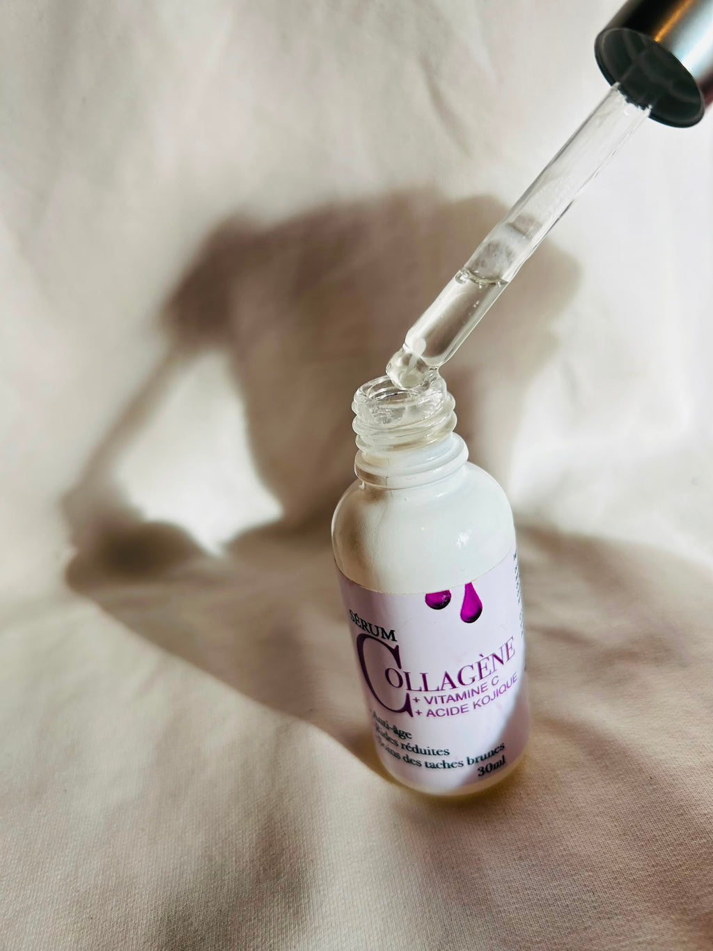 serúm antiarrugas antimanchas de colageno vitamina c y acido kogico