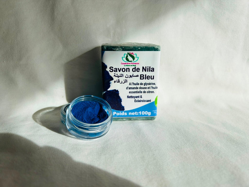 jabón de nila azul