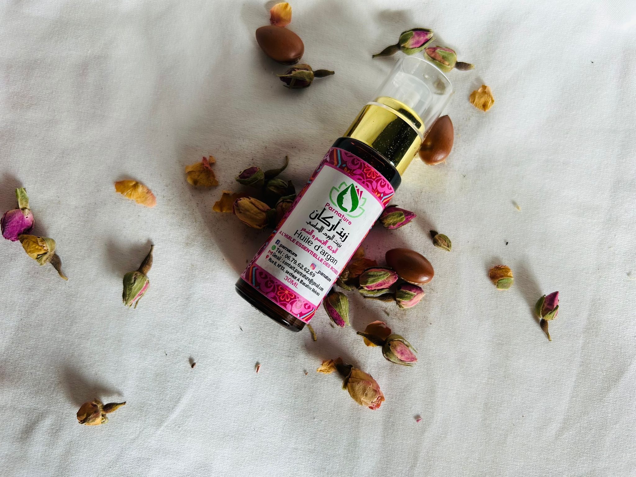 aceite de argán perfumado